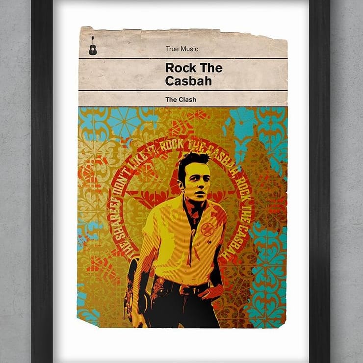 The Clash Rock The Casbah Print (A2)