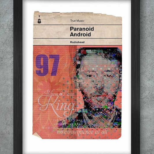 Radiohead Paranoid Android Print (A2)